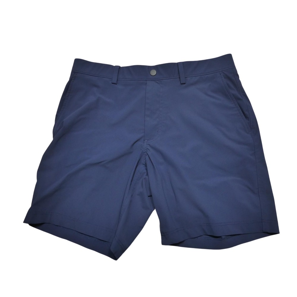 Jack Nicklaus Shorts Mens 36 Blue Nylon Stretch Golf Performance 8 Inseam